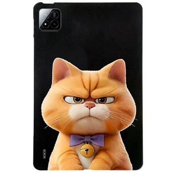Захисний чохол Deexe Animal Series для Xiaomi Pad 7 / Pad 7 Pro / Pad 8 / Pad 8 Pro - Garfield Cat