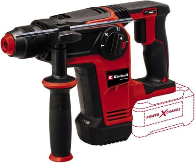 Перфоратор акумуляторний Einhell TP-HD 18/26LI BL - Solo безщітковий SDS-plus PXC 18В 2.6Дж 3кг без АКБ та ЗП (4514265)