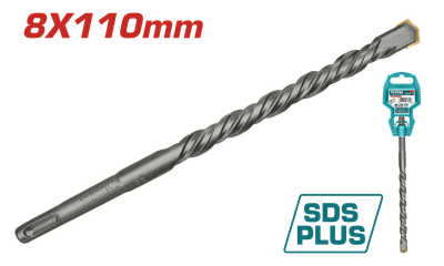 Бур TOTAL SDS-Plus, Ø 8 × 110 мм