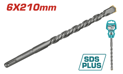 Бур TOTAL TAC310603 SDS plus 6x210мм (7090240)