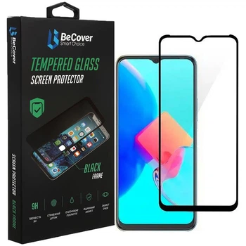Защитное стекло BeCover для Tecno Spark 8C (KG5n) Black (708161)