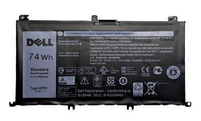 Акумуляторна батарея Dell Inspiron 15-5576, 5577 (357F9 - 11.1 V 74Wh) - Акумулятор, АКБ
