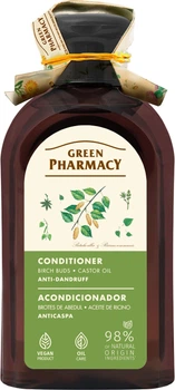 Кондиционер Green Pharmacy против перхоти Березовые почки и касторовое масло 300 мл (4823015934605)
