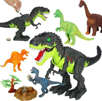 Zestaw figurek Springos Dinozaury T-Rex ze światłami i efektami dźwiękowymi (KG0027) (5907719463490)
