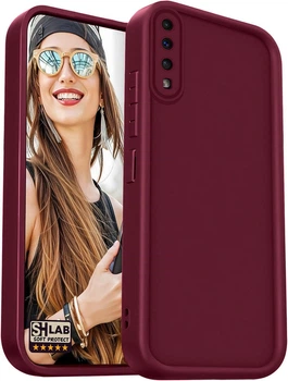 Матовый силиконовый чехол SHLab SoftProtect Samsung Galaxy A50 A505 Wine (38957-42)