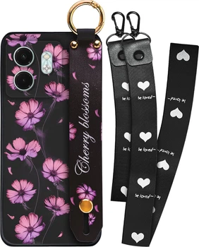 Чохол SHLab Infinix Smart 9 Cherry Blossoms + два ремінці з карабіном (39145)