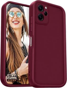 Матовий силіконовий чохол SHLab SoftProtect Poco X5 Pro 5G Wine (38931-42)