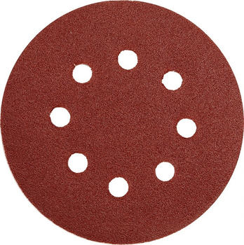 Papier ścierny Yato 8 otworów na rzepy P180 5 szt YT83457 (5906083834578)