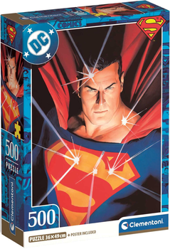 Puzzle Clementoni DC Superman 500 elementów 35601 (8005125356010)