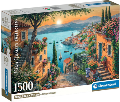 Пазл Clementoni High Quality Steps to the Harbor 1500 елементів 31729 (8005125317295)
