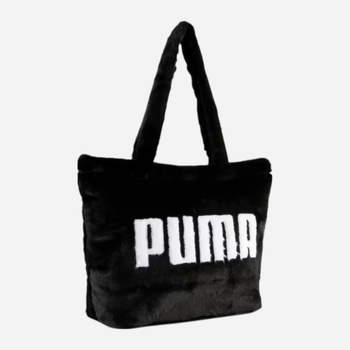 Torba shopper damska materialowa Up Faux Fur Shopper
