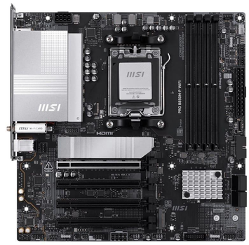 Материнська плата MSI PRO B850M-P WIFI (PRO B850M-P WIFI) (Socket AM5, AMD B850, Micro-ATX)