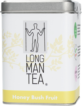 Herbata sypana Long Man Tea Honey Bush Fruit w puszce 120 g (5903299988200)