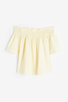 Блуза H&M S светло желтый 23071149098