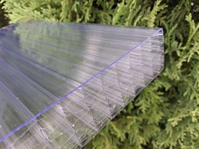 Сотовый поликарбонат СПК 40H/10 BauGlas ST LONG LIFE (Италия) с 1УФ-защитой, энергосберегающий, 40мм, размер листа 2100мм х 9000мм, Professional, цвет: прозрачный