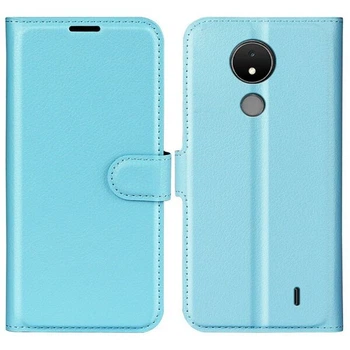 Классический чехол-книжка Deexe Book Type для Nokia C21 - Blue