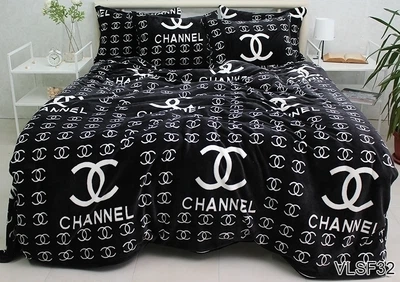 Плед велсофт TAG Tekstil VLSF32 Шанель (Chanel) 200x220 см