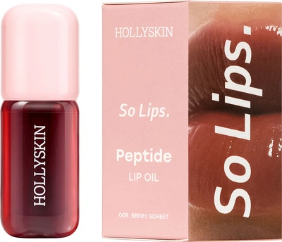 Увлажняющее масло для губ Hollyskin So Lips. Peptide Lip Oil 009. Berry Sorbet 4 мл (4823109703964)