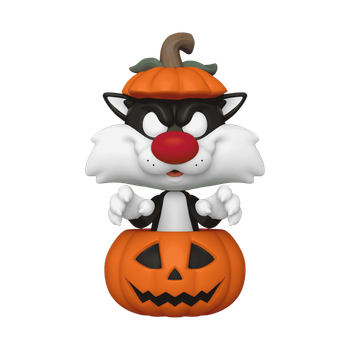Колекційна фігурка Funko Pop! Sylvester у костюмі гарбуза – святкова фігурка з Looney Tunes
