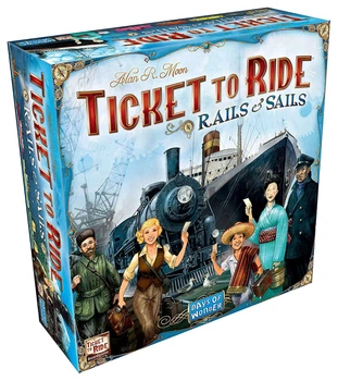 Настільна гра Ticket to Ride: Rails & Sails (Квиток на поїзд: Рейки та Вітрила) - Англійська версія