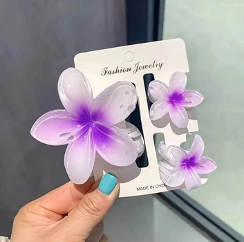 Заколка для волосся Hawaiian flower Крабик зажим Гавайский цветок