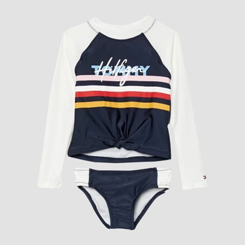Детский костюм для купания для девочки Tommy Hilfiger 267362370 110 см Синий (1159838914)