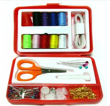 Компактний набір для шиття Insta Sewing Kit tasy ∙ Швейний набір для будинку ∙ Нитки / голки / шпильки / ножиці / сантиметр / наперсток 51861/55
