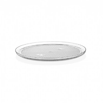 Таця кругла ø350 мм прозора сумісна з GF--0014BL без кришки GastroPlast GFT--0014tr