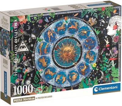 Puzzle Clementoni High Quality Astrological Chart 1000 elementów 39937 (8005125399376)