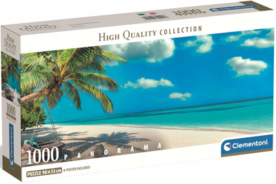 Puzzle Clementoni High Quality Panorama Swinging by the Ocean 1000 elementów 39941 (8005125399413 / 8005125398843)