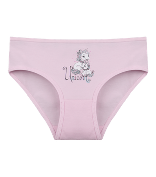 Труси сліпи для дівчинки з принтом Unicorn - Donella - 4111Y15 - 110-116 см - Рожевий