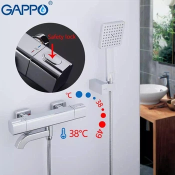 Смеситель для ванны с термостатом GAPPO G3291 хром