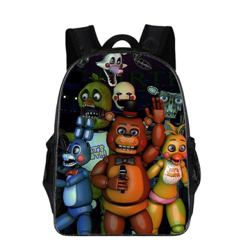Школьный рюкзак Five Nights at Freddy's черный, 2 отделения
