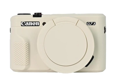 Чехол для фотокамеры Canon g7x Mark III Силиконовый Белый Кремовый