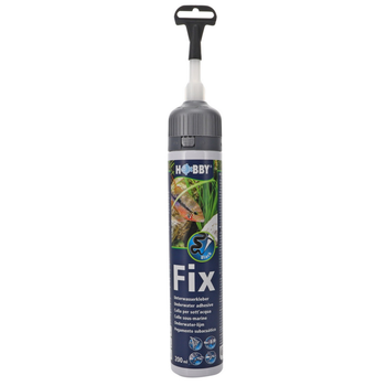 Клей, герметик аквариумный, 200мл, черный Hobby Fix Underwater Adhesive black