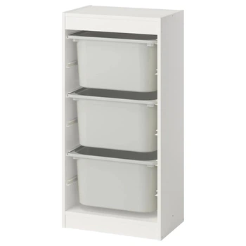 Стелаж з контейнерами ІКЕА TROFAST 46х30х94 см (s49575204)