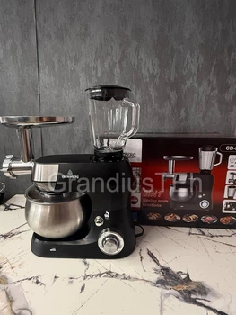 Кухонний комбайн 3 в 1 Crownberg CB-3409, 2600 Вт, стаціонарний міксер, м'ясорубка, блендер