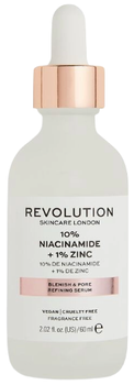 Serum do twarzy Revolution Skincare Blemish and Pore Refining 10% Niacynamid + 1% Cynk 60 ml (5057566317900)
