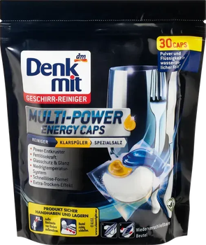 Капсули для посудомийної машини Denkmit Multi-Power Energy 30шт