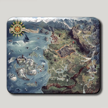 Игровой коврик для мыши CupKit "Ведьмак / The Witcher" №9 22x18 см