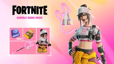 Fortnite - Cuddle Buns Pack + 1,500 V-Bucks Challenge Код активации для Xbox One/Series S|X