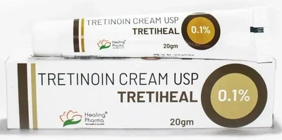 Третиноїн крем 0,1% від акне 20 грам Тритіхел | Tretinoin Cream USP 0,1% Tretiheal 20g Healing Pharma
