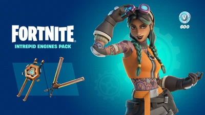 Fortnite - Intrepid Engines Pack + 600 V-Bucks Код активации для Xbox One/Series S|X