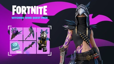 Fortnite - Witching Wing Quest Pack + 1500 V-Bucks Challenge Код активации для Xbox One/Series S|X