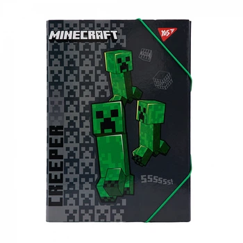 Папка для праці Yes картонна А4 Minecraft