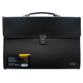 Портфель Scholz B4 3 відділення Чорний (5226SCH)