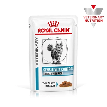 Вологий корм для дорослих котів ROYAL CANIN Роял канін SENSITIVITY CONTROL CHICKEN CAT Pouches Вага: 0.085 кг x 12 шт.
