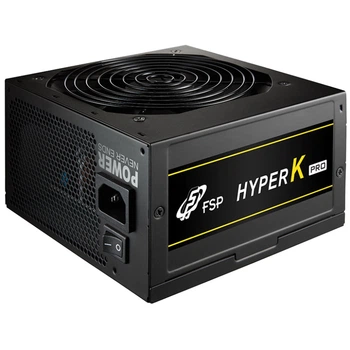 Компьютерный блок питания FSP 600W 80 PLUS White, тихий вентилятор 120 мм, активный PFC, ATX, черный