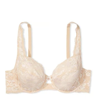Бюстгалтер The Fabulous by Victoria’s Secret Full Cup Lace Bra 95G бежевий