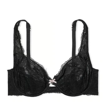 Бюстгалтер The Fabulous by Victoria’s Secret Full Cup Lace Bra 95G чорний